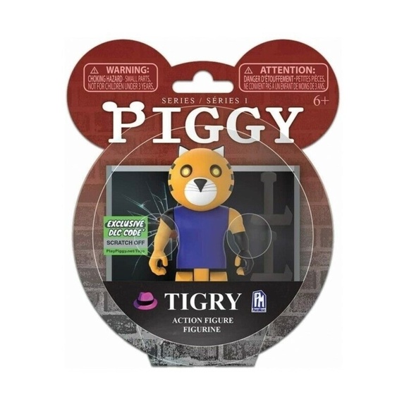 Roblox Piggy Series 1 TIGRY Figure with Exclusive Download Code Collectible NEW - Picture 2 of 2
